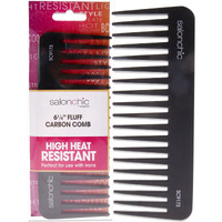 Fluff Carbon Comb High Heat Resistant 6.25 by SalonChic for Unisex - 1 Pc Comb