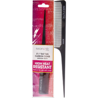 Rat Tail Carbon Comb High Heat Resistant 8.5 - Medium Teeth by SalonChic for Unisex - 1 Pc Comb