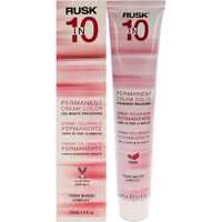 Permanent Cream Color In10 - 7A Medium Ash Blonde by Rusk for Unisex - 3.4 oz Hair Color