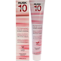 Permanent Cream Color In10 - 6G Dark Golden Brown by Rusk for Unisex - 3.4 oz Hair Color