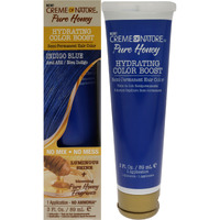 Pure Honey Hydrating Color Boost Semi-Permanent Hair Color - Indigo Blue by Creme of Nature for Unisex - 3 oz Hair Color