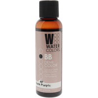 Watercolors BB Demi-Permanent Hair Color - 4P Dark Purple by Tressa for Unisex - 2 oz Hair Color