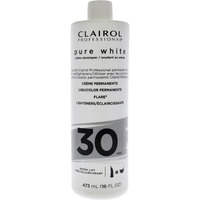 Pure White 30 Volume Creme Developer by Clairol for Unisex - 16 oz Lightener