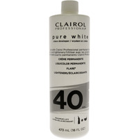 Pure White 40 Volume Creme Developer by Clairol for Unisex - 16 oz Lightener