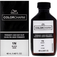 Color Charm Permanent Liquid Hair Color - 1N 051 Black by Wella for Unisex - 1.42 oz Hair Color