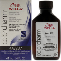 Color Charm Permanent Liquid Hair Color - 237 4A Medium Ash Brown by Wella for Unisex - 1.42 oz Hair Color
