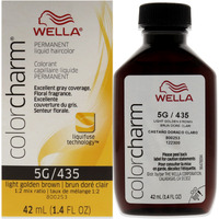Color Charm Permanent Liquid Hair Color - 435 5G Light Golden Brown by Wella for Unisex - 1.42 oz Hair Color