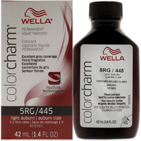 Color Charm Permanent Liquid Hair Color - 445 5RG Light Auburn by Wella for Unisex - 1.42 oz Hair Color