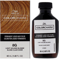 Color Charm Permanent Liquid Hair Color - 8G Light Golden Blonde by Wella for Unisex - 1.42 oz Hair Color