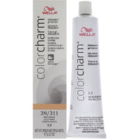 Color Charm Permanent Hair Color Gel - 311 3N Dark Brown by Wella for Unisex - 2 oz Hair Color