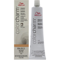 Color Charm Permanent Hair Color Gel - 811 8N Light Blonde by Wella for Unisex - 2 oz Hair Color