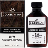 Color Charm Permanent Liquid Hair Color - 5NW Light Natural Warm Blonde by Wella for Unisex - 1.42 oz Hair Color