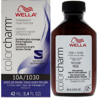 Color Charm Permanent Liquid Hair Color - 1030 10A Palest Ash Blonde by Wella for Unisex - 1.42 oz Hair Color