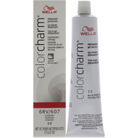 Color charm Permanent Creme Gel Hair Color - 607 6RV Cyclamen by Wella for Unisex - 2 oz Hair Color