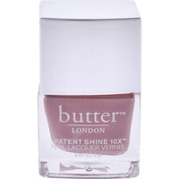 Patent Shine 10X Nail Lacquer - Mums The Word by Butter London for Women - 0.2 oz Nail Polish