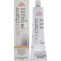 Color Charm Permanent Hair Color Gel - 2N 211 Very Dark Brown by Wella for Unisex - 2 oz Hair Color