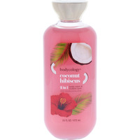 2 in 1 Body Wash and Bubble Bath - Coconut Hibiscus by Bodycology for Women - 16 oz Body Wash
