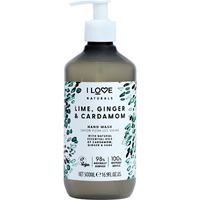 Naturals Hand and Body Lotion - Lime-Ginger and Cardamon by I Love Cosmetics for Women - 16.9 oz Body Lotion
