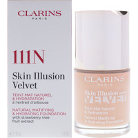 Skin Illusion Velvet Foundation - 111N Auburn by Clarins for Women - 1 oz Foundation
