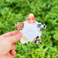 Precious Heart Hair Claw Set