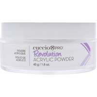 Revolution Acrylic Powder - Clear by Cuccio Pro for Women - 1.6 oz Acrylic Powder