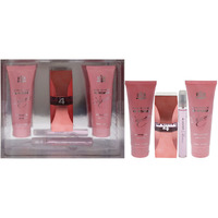 Prestige 4 Woman Delicious by New Brand for Women - 4 Pc Gift Set 3.3oz EDP Spray, 0.5oz EDP Spray, 4.3oz Shower Gel, 4.3oz Body Lotion