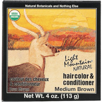 LIGHT MOUNTAIN Henna, Brown, 4 Ounce