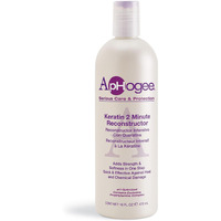 Keratin 2 Minute Reconstructor by ApHogee Moisturizing Conditioner to Repair Dry, Damaged Hair Fast in One Step