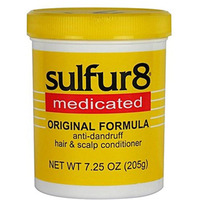 Sulfur 8 Medicated Anti-Dandruff Hair and Scalp Conditioner Original Formula, 7.25 oz