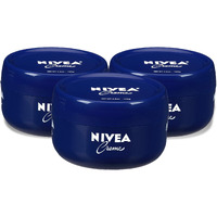 NIVEA Creme Body, Face and Hand Moisturizing Cream, 3 Pack of 6.8 Oz Jars