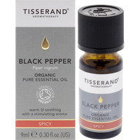 Organic Pure Essential Oil - Black Pepper by Tisserand for Unisex - 0.30 oz Oil
