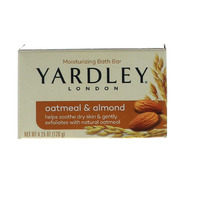 Yardley of London Naturally Moisturizing Bar Soap Oatmeal & Almond 3+1 Free