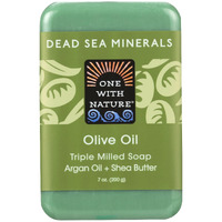 One With Nature Olive Oil Dead Sea Mineral Soap, 7 Ounce Bar