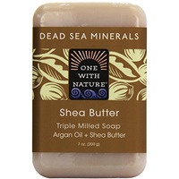 One With Nature, Dead Sea Mineral Bar Soap, Shea Butter, 7 oz