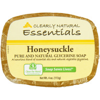 clearly Natural glycerine Bar Soap Honeysuckle - 4 Oz(D0102H54D72)