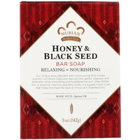 Nubian Heritage Soap Bar, Honey and Black Seed, 5 Ounce