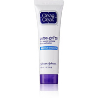 Clean & Clear Persa-Gel 10 Acne Medication Spot Treatment with Maximum Strength 10% Benzoyl Peroxide, Pimple Cream & Acne Gel Medicine for Face Acne with Benzoyl Peroxide Medication, 1 oz (Pack of 3)