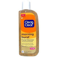 Clean & Clear Morning Burst Facial Cleanser with Bursting Beads, 8 Ounce