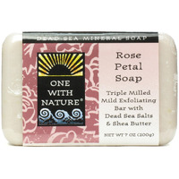 One With Nature Soap Bar Rose Petal