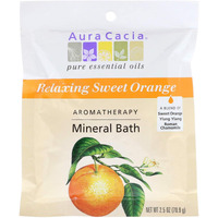 Aura Cacia Aromatherapy Mineral Bath, Relaxation, 2.5-Ounces (Pack of 2)