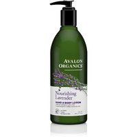 Avalon Organics Nourishing Lavender Hand & Body Lotion, 12 oz. (Pack of 2)
