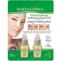 Sudden Change Instant Under-Eye Firming Serum - (Classic Formula) Under-Eye Bags Treatment for Puffiness, Lines, & Wrinkles - Wear With or Without Makeup - 3 Minute Results (0.23 oz, Pack of 2)