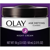 Night Cream with Beta-Hydroxy Complex and Vitamin E by Olay Age Defying,Classic, 2 Fl Oz (Pack of 2)
