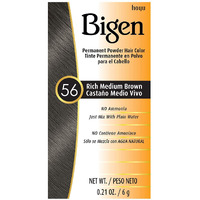 Bigen Permanent Powder Hair Color 56 Medium Brown 1 ea