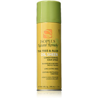Isoplus Natural Remedy Tea Tree & Aloe Oil Sheen Conditioning Hair Spray, 7 Oz