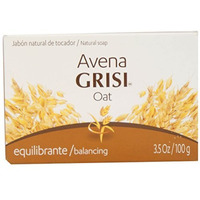 Avena Grisi Natural Oat Soap Balancing, 3.5 oz ( Pack of 6)
