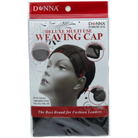 Donna Collection Premium Collection Deluxe Multi Use Weaving Cap, Black
