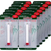 Clubman Pinaud Travel Size Styptic Pencil, Quick Nick & Cut Healing for Shaving, 0.33 Oz (Pack of 12)