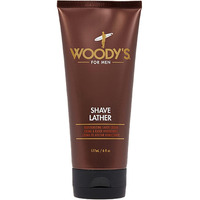 Shave Lather Cream by Woodys for Men - 6 oz Shave Cream