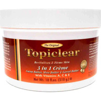 Topiclear 3 in 1 Creme Cocoa Butter, Shea Butter, Carrot Butter 18 fl oz